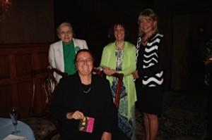 (l-r) Phyllis Wetherby, Pamela Macklin (seated), Joanne Tosti-Vasey, Judge Christine Donohue