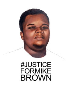 Justice for Mike Brown by Tatyana Fazlalizadeh